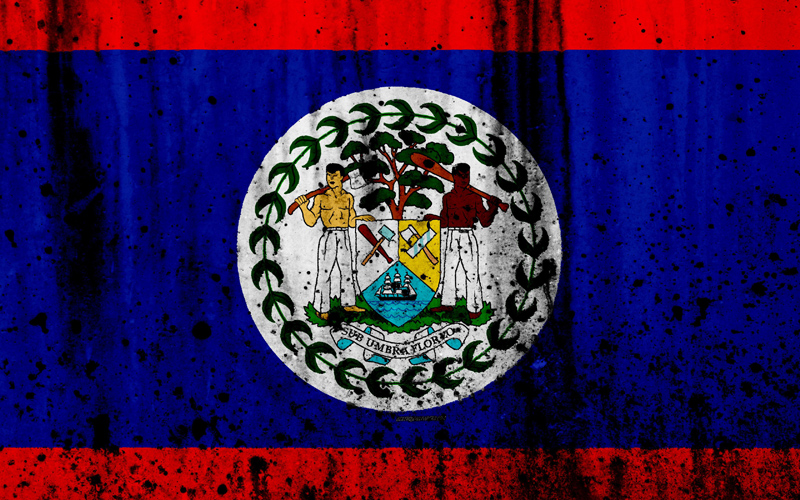 پرچم کشور بلیز (Belize Flag)