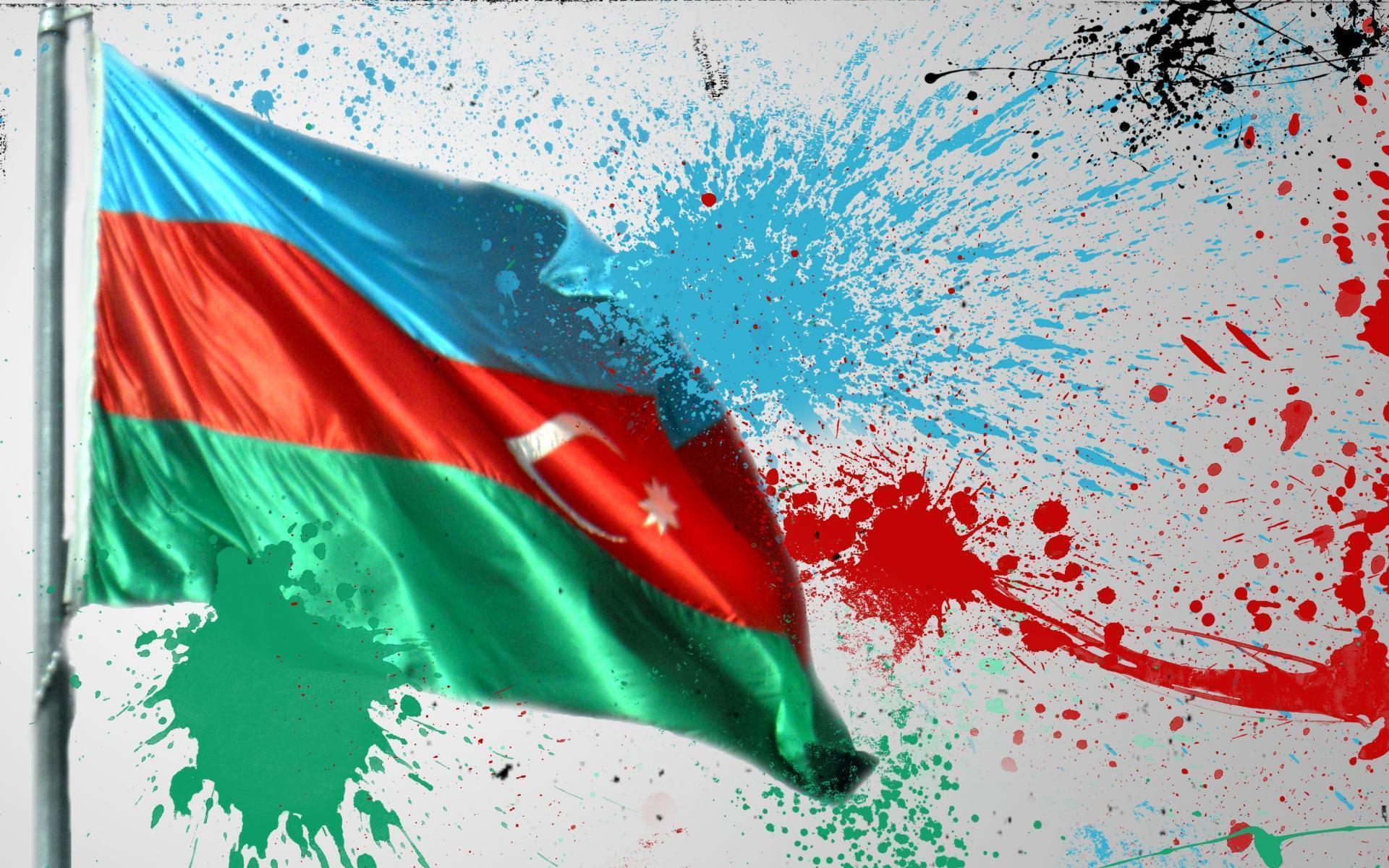 27 عدد تصویر زمینه پرچم جمهوری آذربایجان Azerbaijan Flag