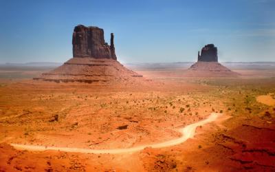 تصویر شماره 31 از آلبوم تصویر زمینه دره بقعه (Monument Valley)