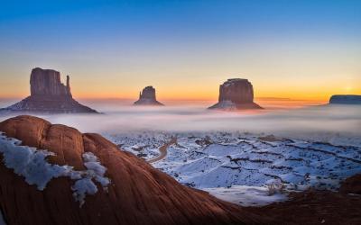 تصویر شماره 4 از آلبوم تصویر زمینه دره بقعه (Monument Valley)