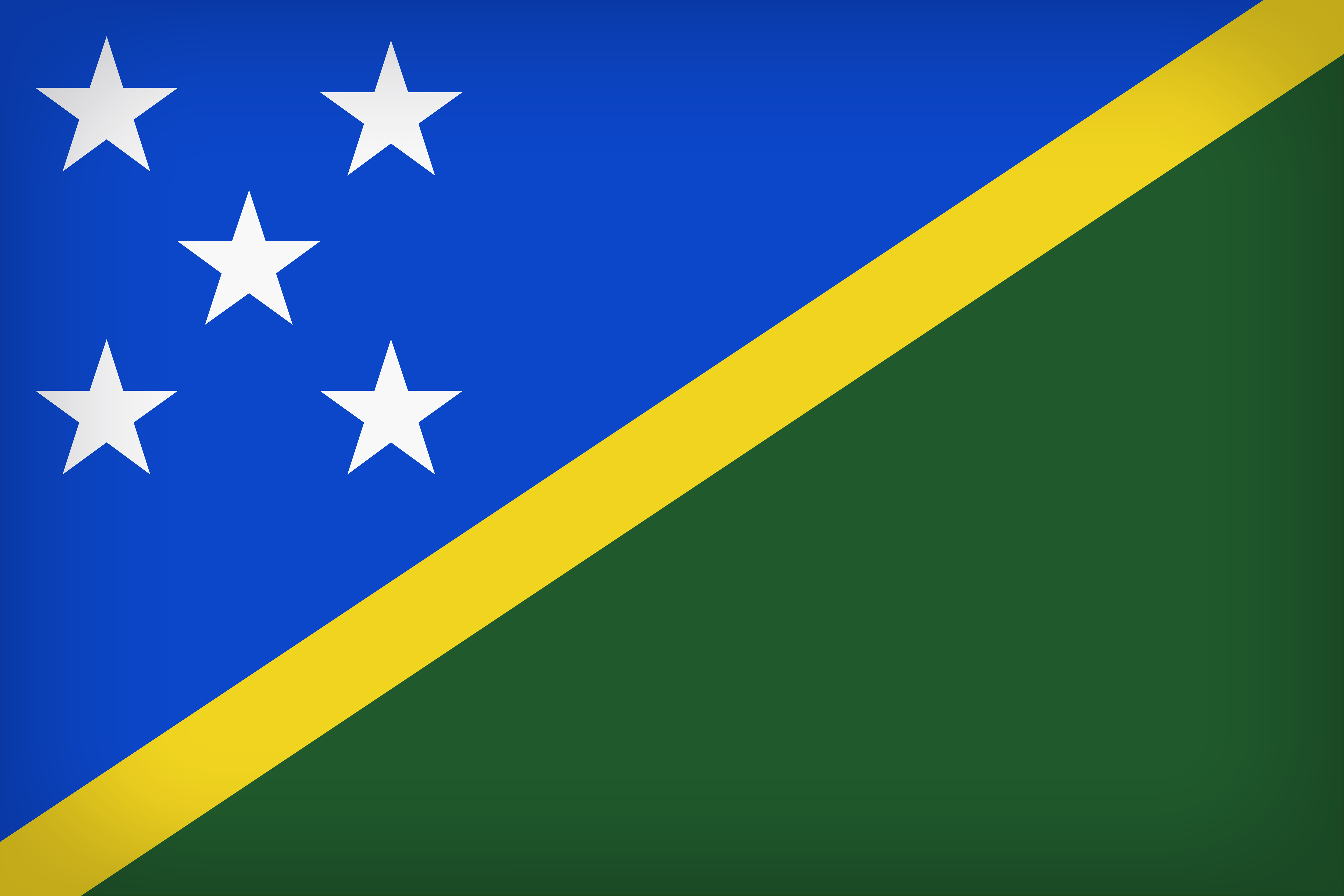 پرچم جزایر سلیمان (Solomon Islands Flag)
