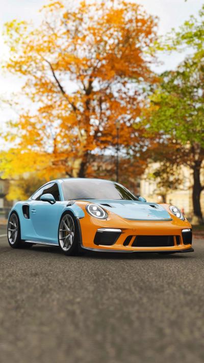تصویر شماره 9 از آلبوم تصویر زمینه پورشه 911 GT3 RS (Porsche 911 GT3 RS Wallpapers)