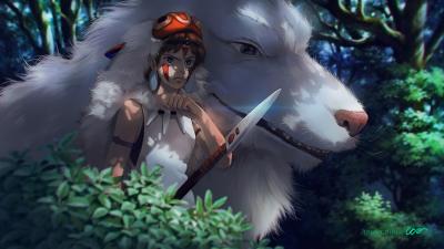 تصویر شماره 41 از آلبوم تصویر زمینه شاهزاده مونونوکه (Princess Mononoke)