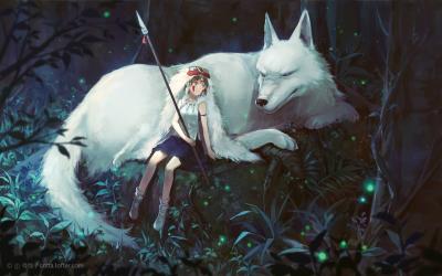 تصویر شماره 40 از آلبوم تصویر زمینه شاهزاده مونونوکه (Princess Mononoke)