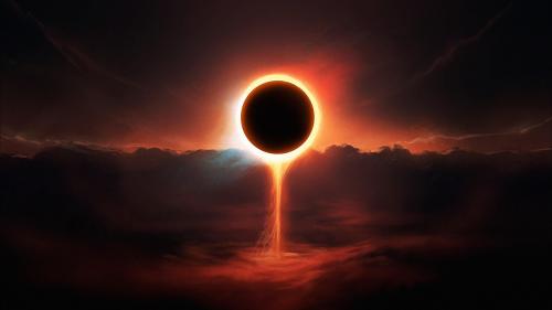 خورشید گرفتگی 4K (solar eclipse 4k)