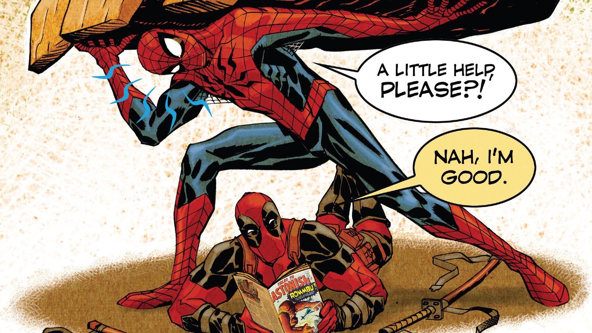 spider man marvel comics deadpool