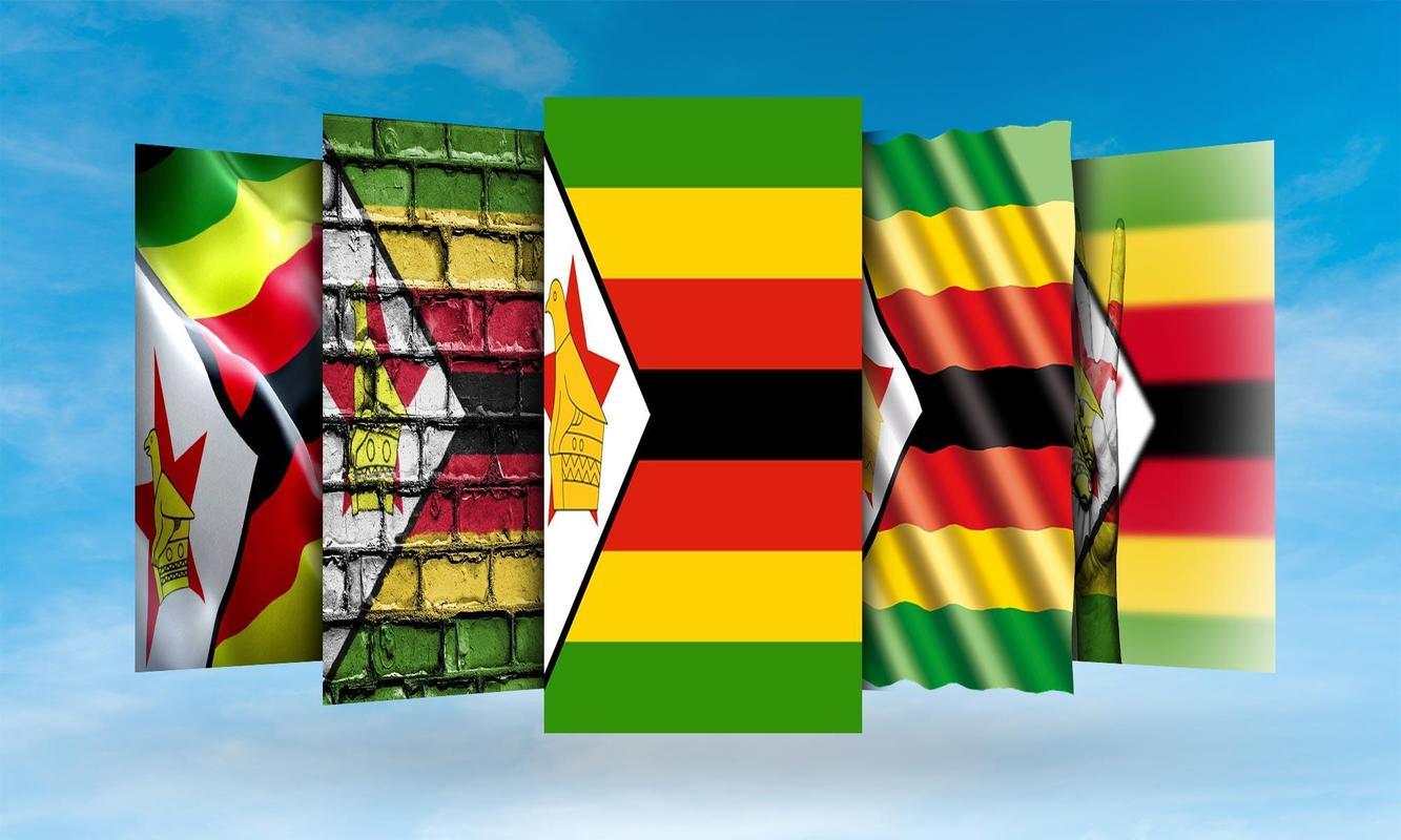 19 عدد تصویر زمینه پرچم زیمبابوه Zimbabwe Flag