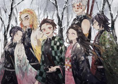 تصویر شماره 2 از آلبوم تصویر زمینه انیمیشن Demon Slayer: Kimetsu no Yaiba با کیفیت 4k